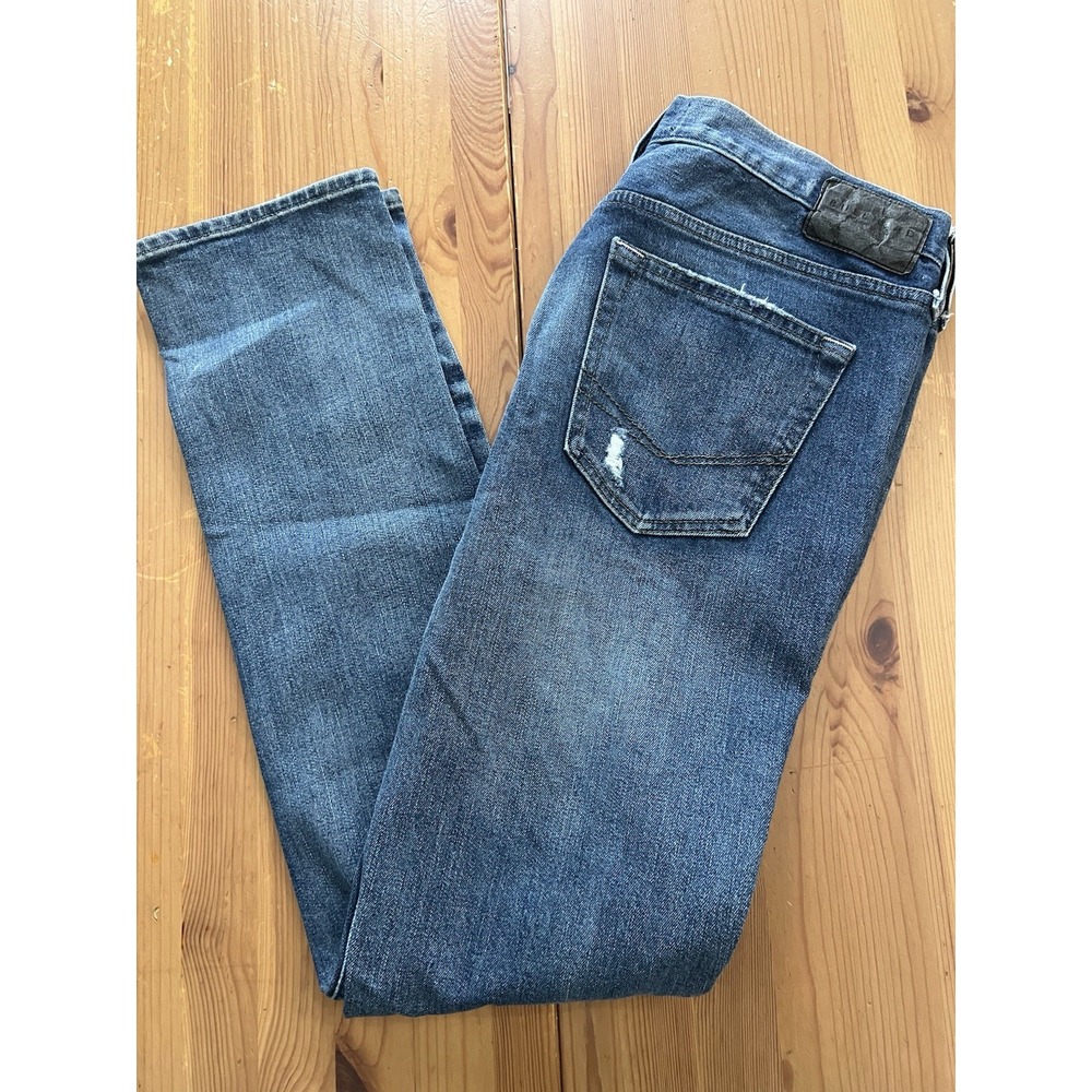 Bullhead Denim Co Men's Skinny Jeans 32x30 Distressed Ripped Medium Wash